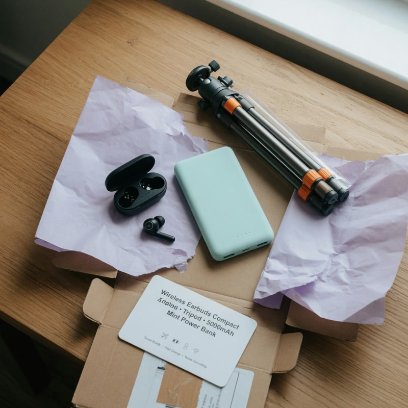 Physical products ready for Amazon links